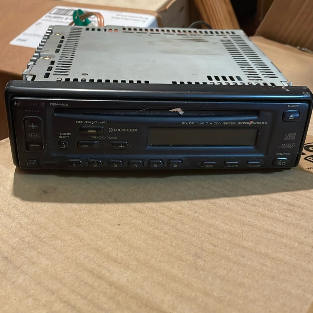 Pioneer car cd player.
